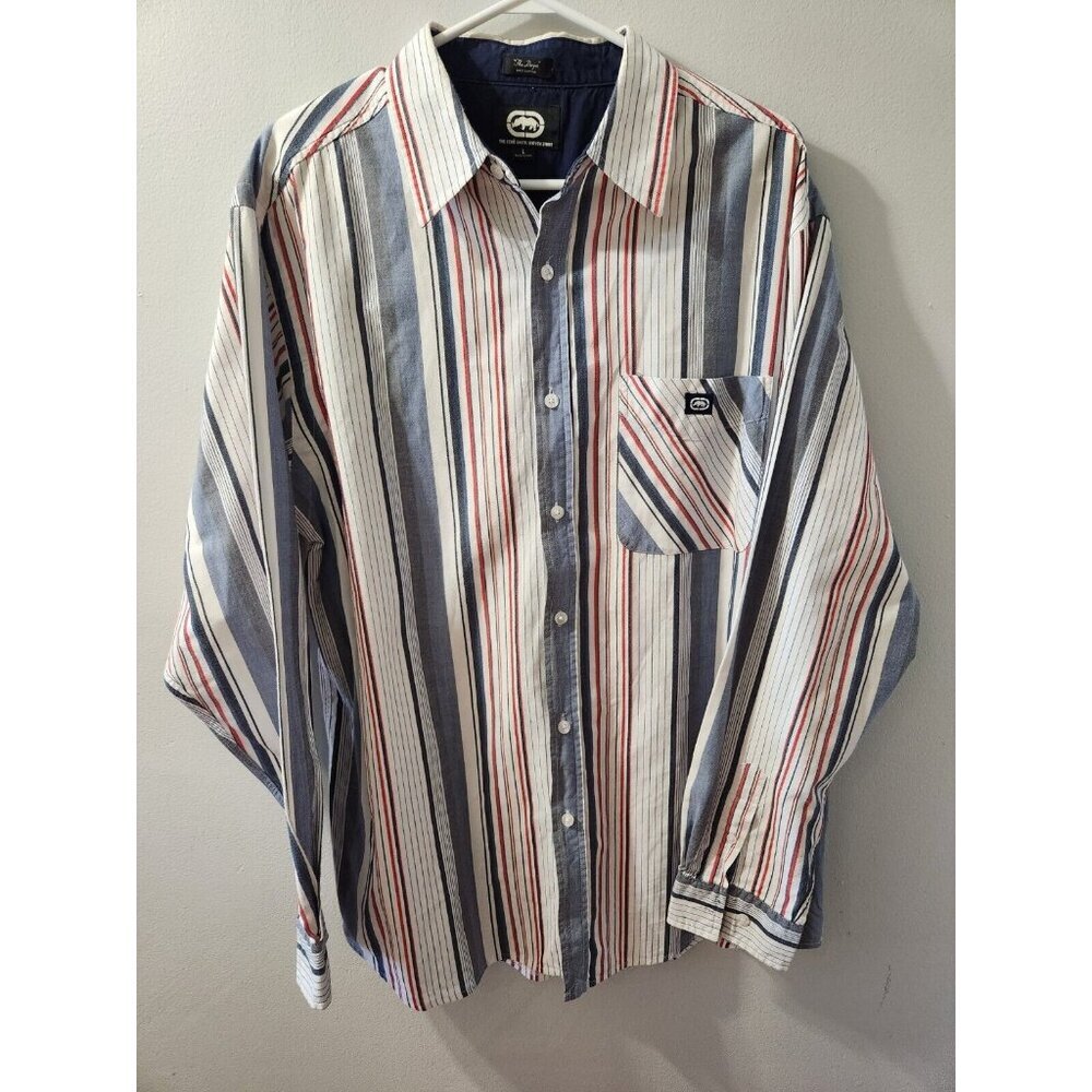 ECKO Unltd Dress Shirt Large 100% Cotton
